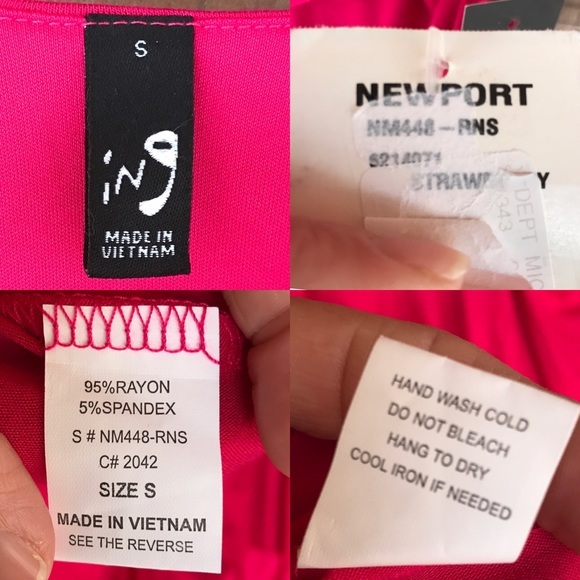 iNg Collection Ruffle Rose Appliqué Racerback Tank - Picture 3 of 8